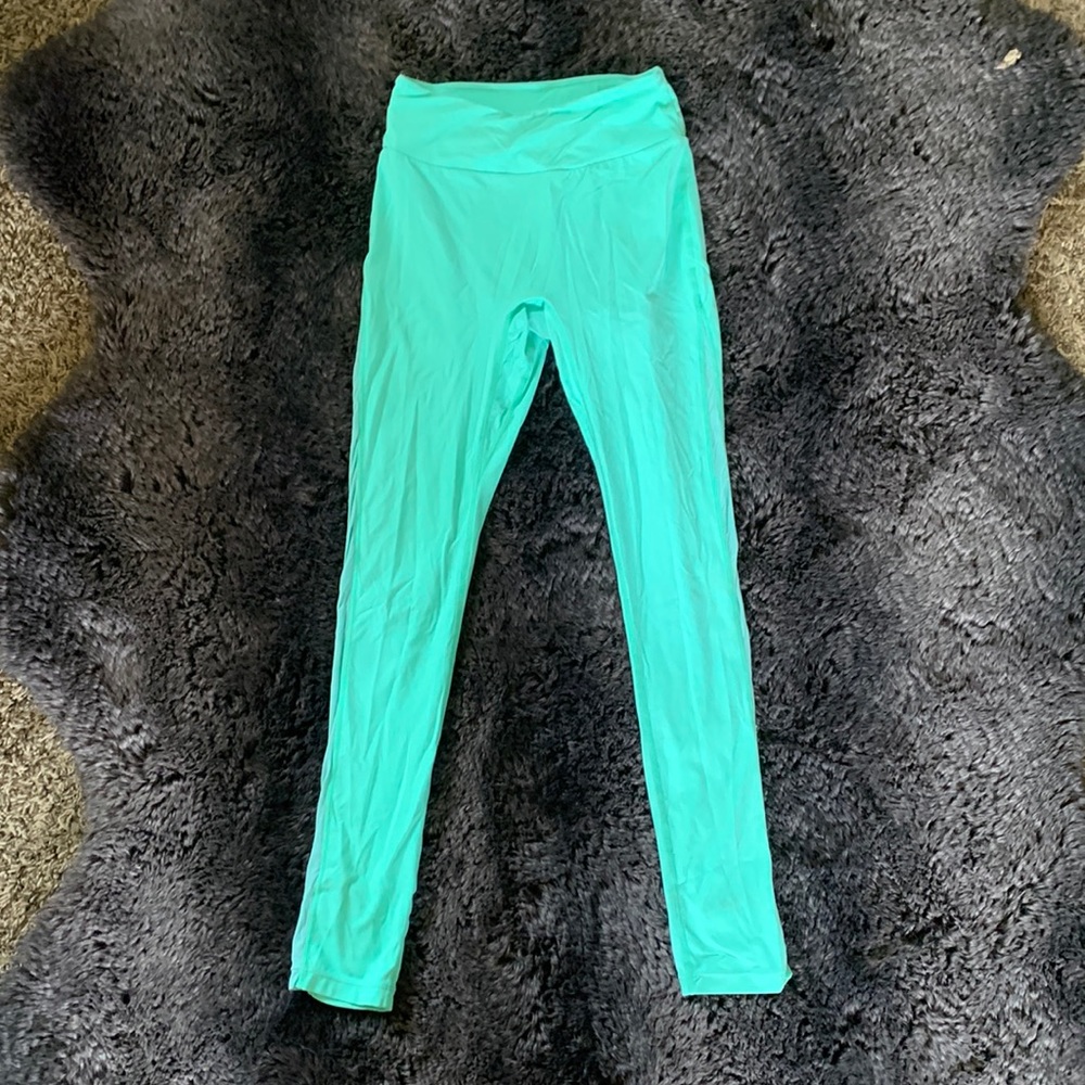 Teal Gymshark workout leggings, hardly worn.